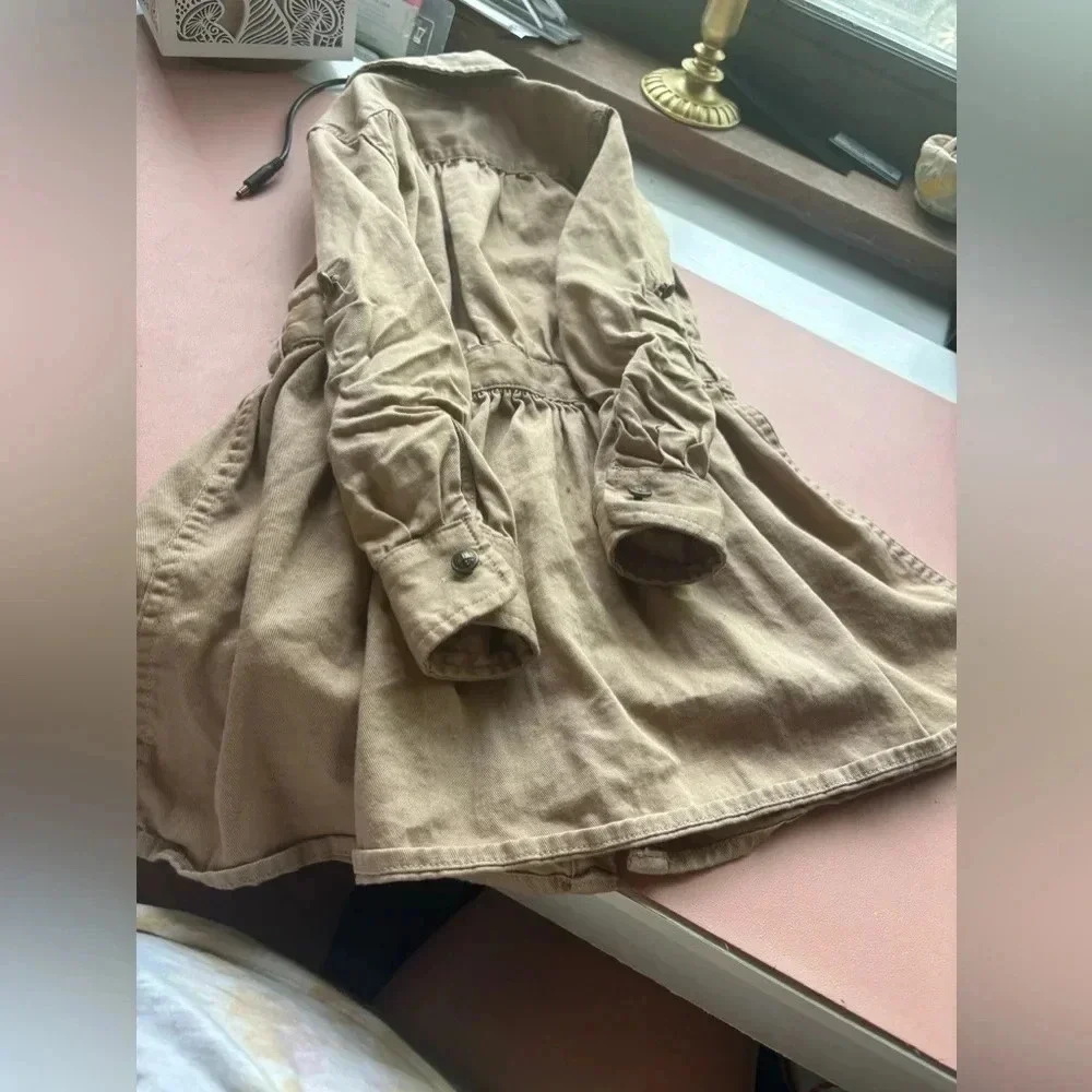 Khaki Ralph Lauren Shirt Dress size 5